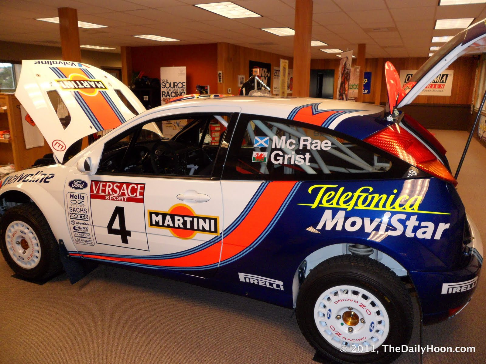 DirtFish hallway memorabilia